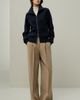 Lilysilk LILYSILK Women's Ribbed-knit Turtleneck Zip Cardigan - 2