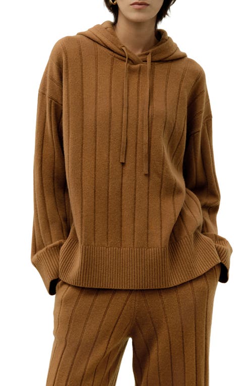 Lilysilk Lilysilk Women's Ribbed Hooded Cashmere Knit Top