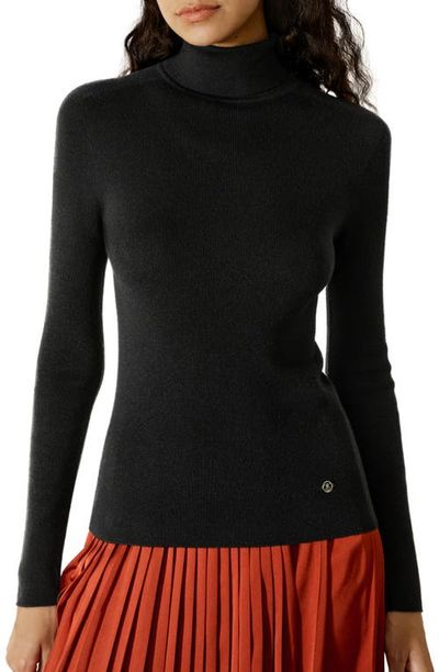 Lilysilk Lilysilk Women's Seamless Silk-Cashmere Blend Turtleneck Sweater