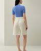 Lilysilk LILYSILK Women's Seamless Silk-Cotton Slim-Fit Knit Top - 3