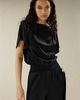 Lilysilk Lilysilk Women's Short Rippled Batwing Sleeves Silk Shirt - 3