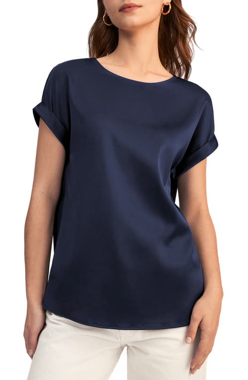Lilysilk Lilysilk Women's Short Sleeves Round Neck Silk Tee