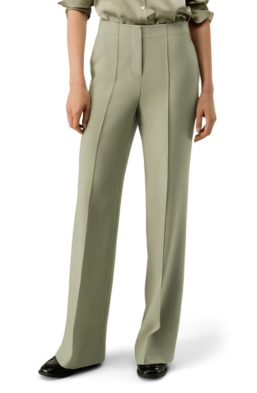 Lilysilk Lilysilk Women's Silk-Wool Twill Flare Pants