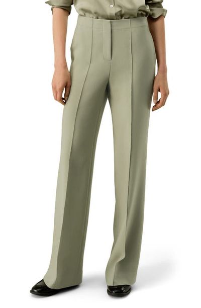 Lilysilk Lilysilk Women's Silk-Wool Twill Flare Pants