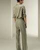 Lilysilk LILYSILK Women's Silk-Wool Twill Flare Pants - 3