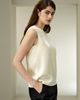 Lilysilk LILYSILK Women's Sleeveless Round Neck Silk Top - 2