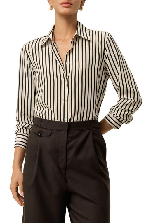 Lilysilk LILYSILK Women's Striped Silk Shirt