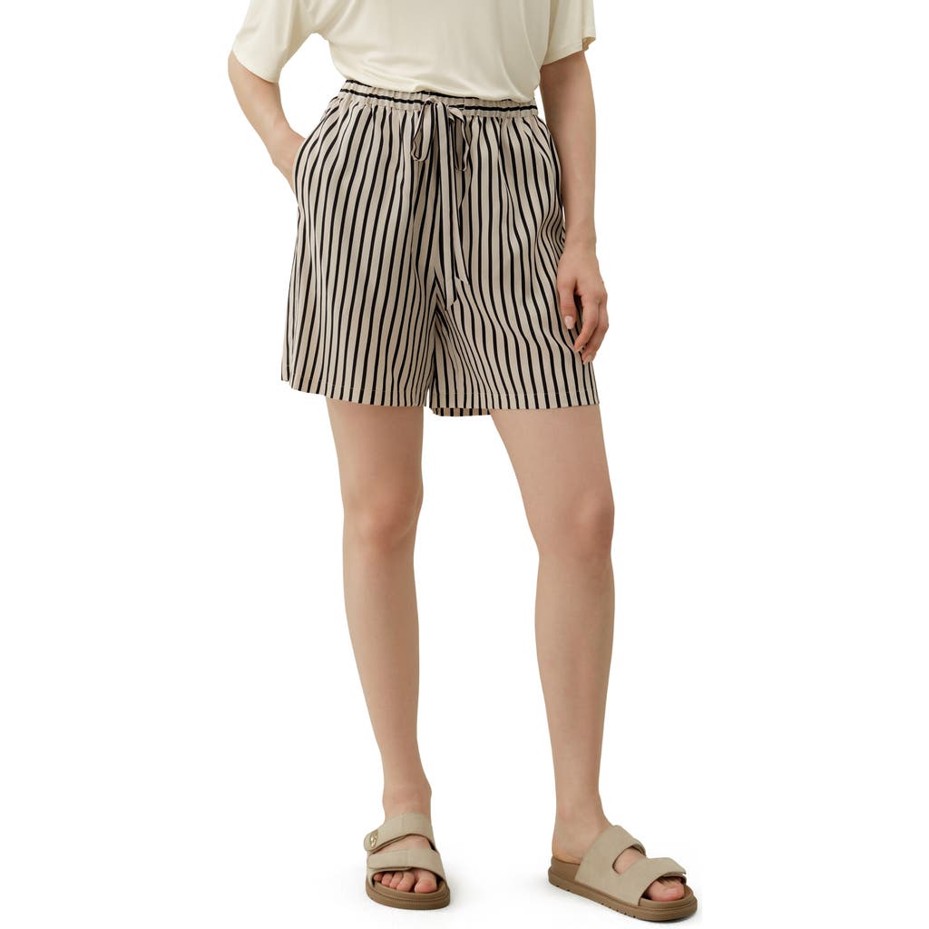 Lilysilk Lilysilk Women's Striped Silk Shorts
