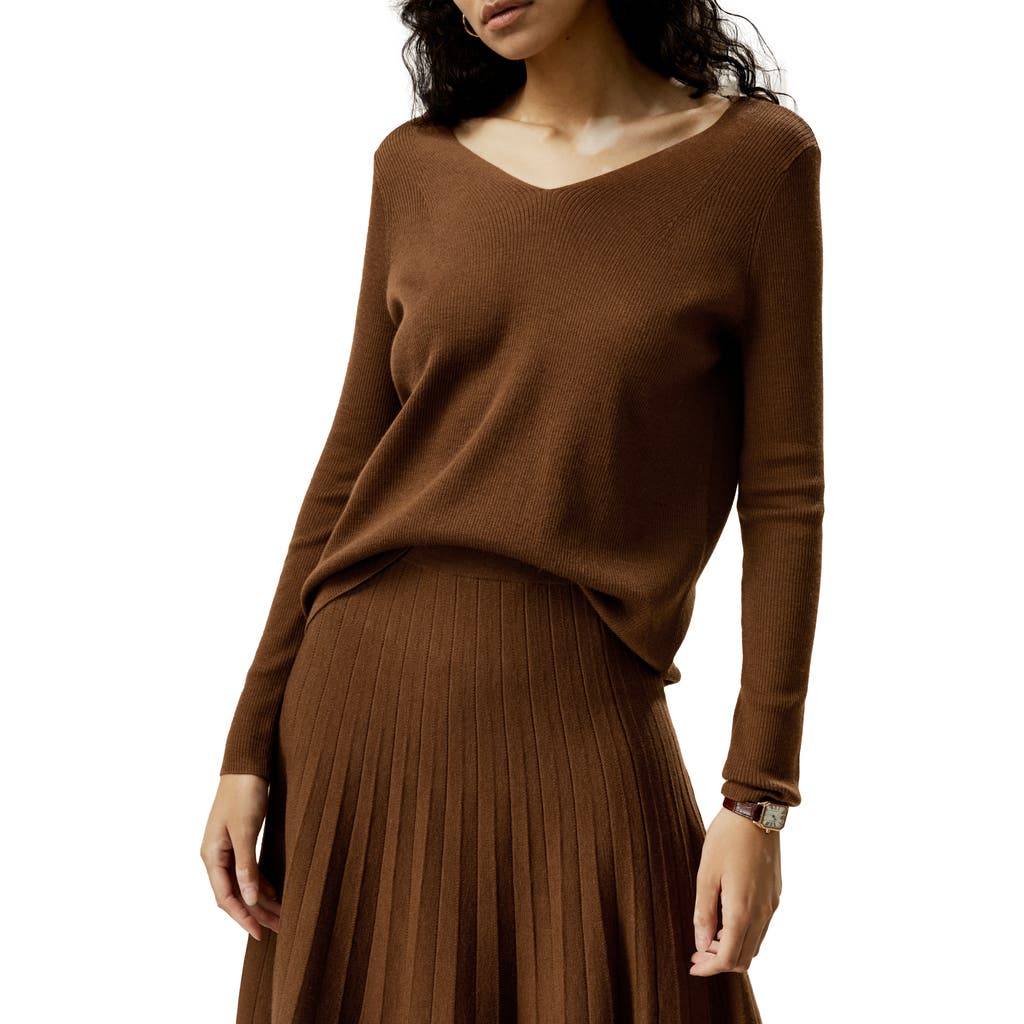 Lilysilk Lilysilk Women's V-neck Ultra-fine Merino Wool Sweater