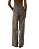 Lilysilk Lilysilk Wool Silk Shepherd Check Straight Leg Pant - 3