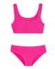 Limeapple Limeapple Crinkle Square Neck Two Piece Swimsuit - 1