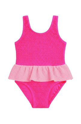 Limeapple Limeapple Crinkle Peplum One Piece