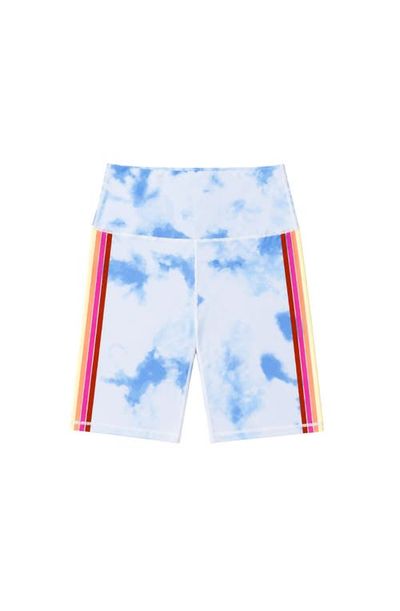Limeapple Limeapple Little Kid Printed Cloud Activewear Bike Shorts
