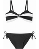 Limeapple Limeapple Stripe Twist Knot Bikini - Juniors - 1