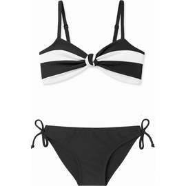 Limeapple Limeapple Stripe Twist Knot Bikini - Juniors