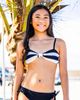 Limeapple Limeapple Stripe Twist Knot Bikini - Juniors - 3