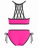 Limeapple Limeapple Tankini Swimsuit with Rhinestone Detail - 2