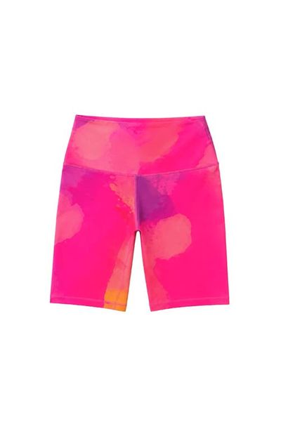 Limeapple Limeapple Watercolor Activewear Bike Shorts