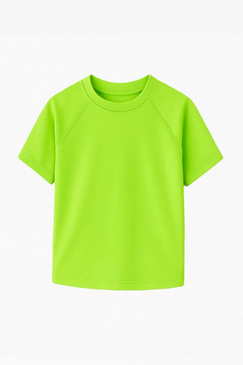 Limeapple Limeapple Zuma Neon Lime Short Sleeve Rashguard 