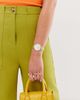 Limit Limit classic mesh stainless steel bracelet watch with mother of pearl dial in gold - 3