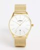 Limit Limit mesh watch in gold with white dial - 1