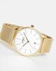 Limit Limit mesh watch in gold with white dial - 2
