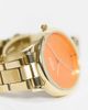 Limit Limit womens bracelet watch in gold with orange dial - 4