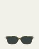 Linda Farrow Semi-Transparent Square Acetate & Nylon Sunglasses - 1