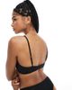 Lindex Lindex cotton soft bra in black - 4