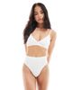 Lindex Lindex cotton soft bra in white - 4
