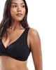 Lindex Lindex MOM 2-pack wrap nursing bralettes in black and leopard print-Multi - 2