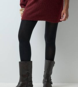 Lindex Lindex Mom Maternity heavyweight tights in black