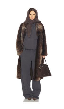 Line & Dot Line & Dot Cairo Faux Fur Coat