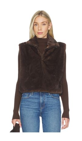 Line & Dot Line & Dot Dane Faux Fur Top