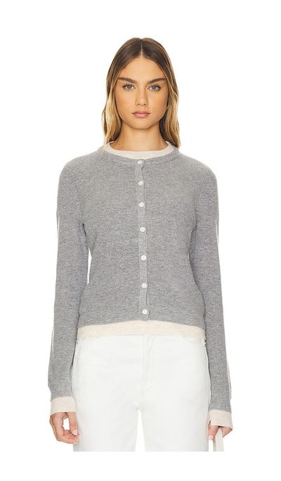 Line & Dot Line & Dot Hutch Double Layer Cardigan