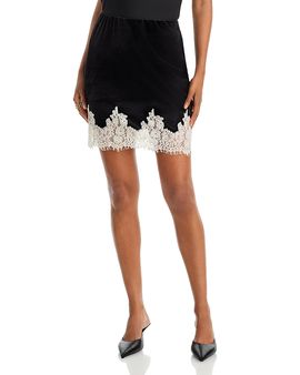 Line & Dot Line & Dot Kalo Lace Hem Mini Skirt