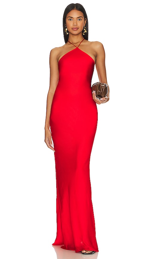 chinese dress ladies Burst Your Bubble Maxi Dress By Line and Dot - Yellow main image 0