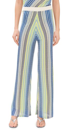 Line & Dot Line & Dot Kit Striped Knit Pants Blue Multi