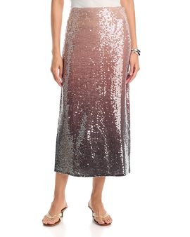 Line & Dot Line & Dot Mirage Sequin Midi Skirt