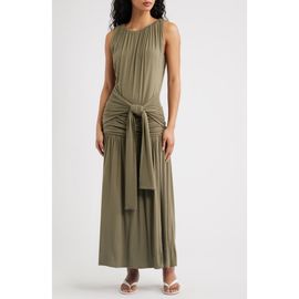 Line & Dot Line & Dot Nua Tie Front Knit Maxi Dress