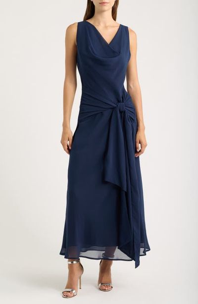 Line & Dot Line & Dot Oriane Front Tie Maxi Dress