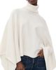 Line & Dot Line & Dot Orly Turtleneck Cape Sweater Ivory - 1