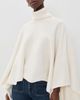 Line & Dot Line & Dot Orly Turtleneck Cape Sweater Ivory - 2