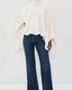 Line & Dot Line & Dot Orly Turtleneck Cape Sweater Ivory - 5