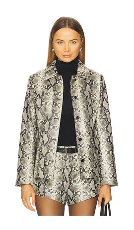 Line & Dot Line & Dot Python Jacket