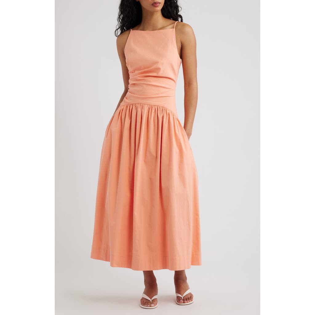 Line & Dot Line & Dot Talie Stretch Cotton Maxi Dress