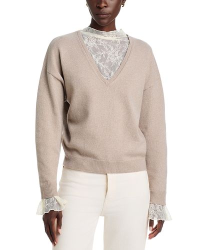Line & Dot Line & Dot Valentina Lace Inset Sweater