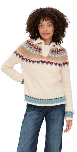 Line & Dot Line & Dot Vesper Sweater Cream Multi