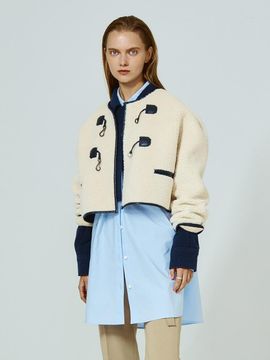 LINE STUDIO ONE Bookle Short Jacket JTJKNK0100