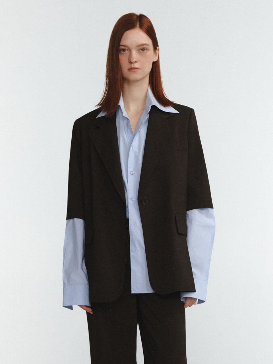 LINE STUDIO ONE Sleeve Slit Basic Jacket